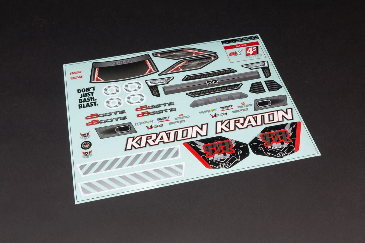 Kraton 4x4 Clear Body Kit Ready to Paint RC Monster Truck