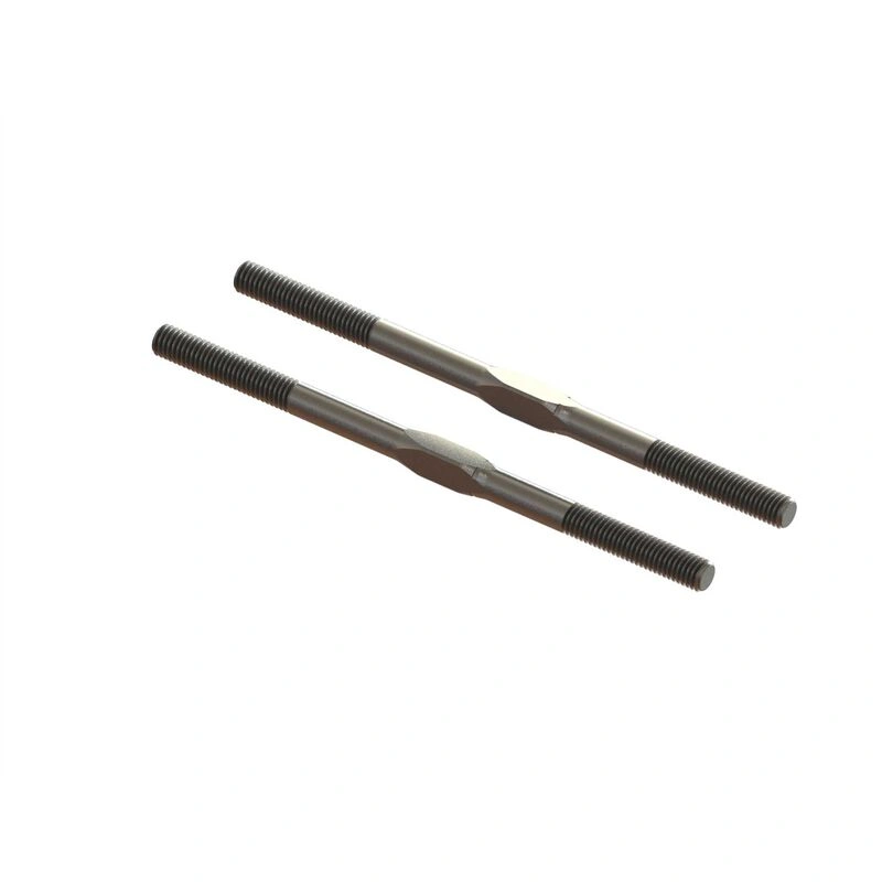 Kraton EXB Powerhouse: Silver Steel Turnbuckles (5x89mm) - Upgrade Your Ride! (Set of 2)