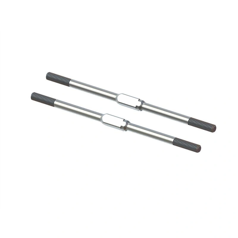 Arrma Steel Turnbuckles - M4x95mm Silver Pair - Boost Your RC Build!